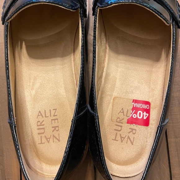 Naturalized Patent Leather Platform Loafers - Picture 4 of 5